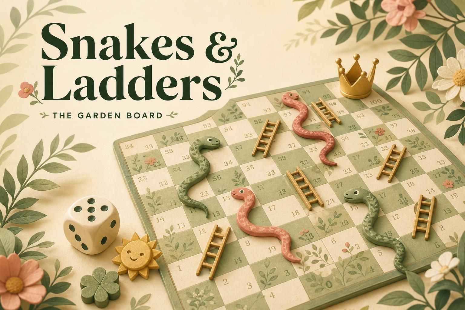 Snakes & Ladders: The Garden Board